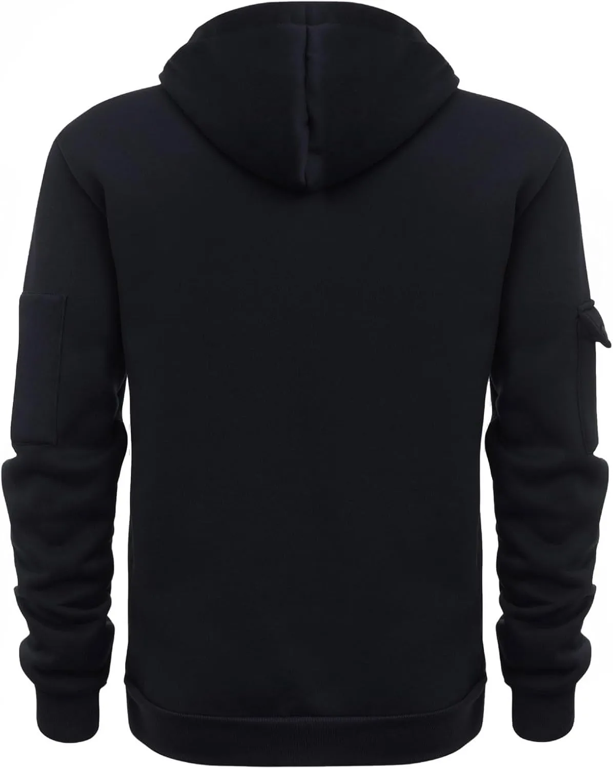 Quarter Zip Hoodie Men Vintage American Flag Tactical Sweatshirt Active Workout Long Sleeve Pullover USA Hoodies