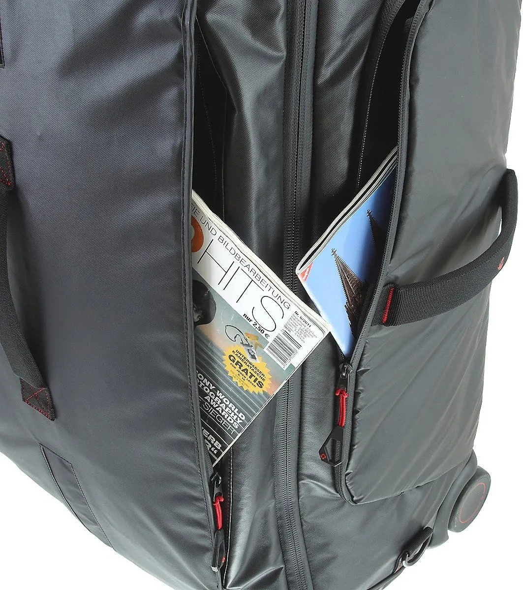 Samsonite Duffle with 2 Wheels L (79 cm-121.5 L), Black (Black)