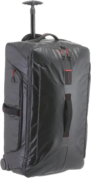 Samsonite Duffle with 2 Wheels L (79 cm-121.5 L), Black (Black)