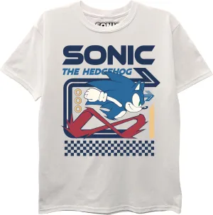 SEGA Boys' Sonic The Hedgehog Short Sleeve T-Shirt-Sizes 2-20