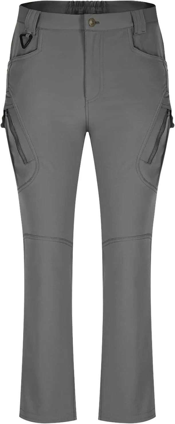 Tactical Pants for Men Water Resistant Stretch Cargo Work Pants Ripstop Quick Dry Fishing Hiking Pant Multi Pockets