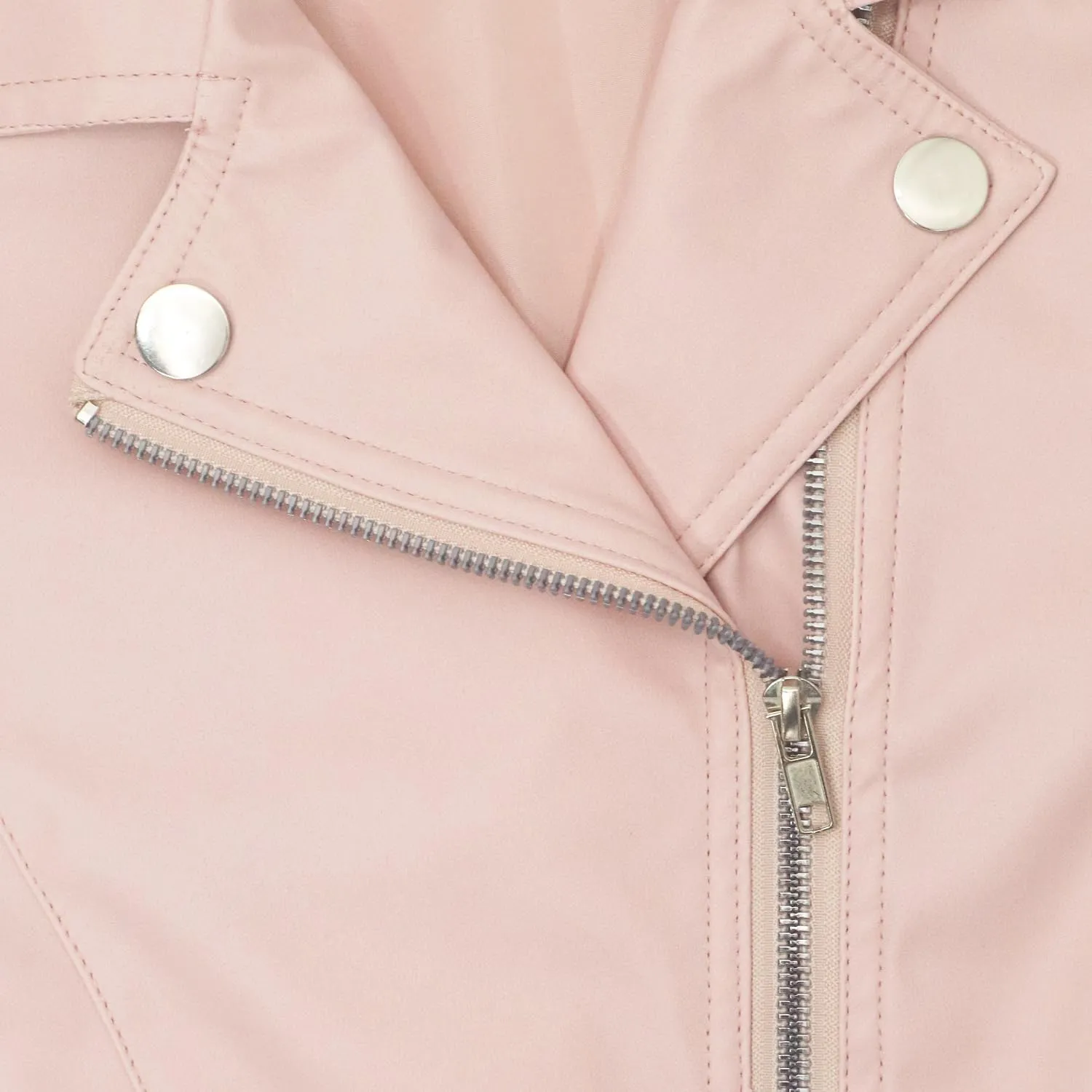 Toddler Baby Boy Girl PU Faux Leather Coat Cool Lapel Oblique Zipper Jackets Spring Fall Winter Outerwear