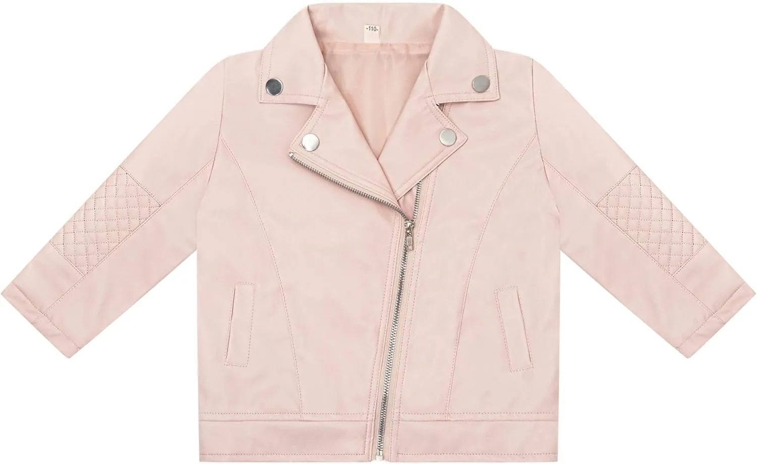 Toddler Baby Boy Girl PU Faux Leather Coat Cool Lapel Oblique Zipper Jackets Spring Fall Winter Outerwear