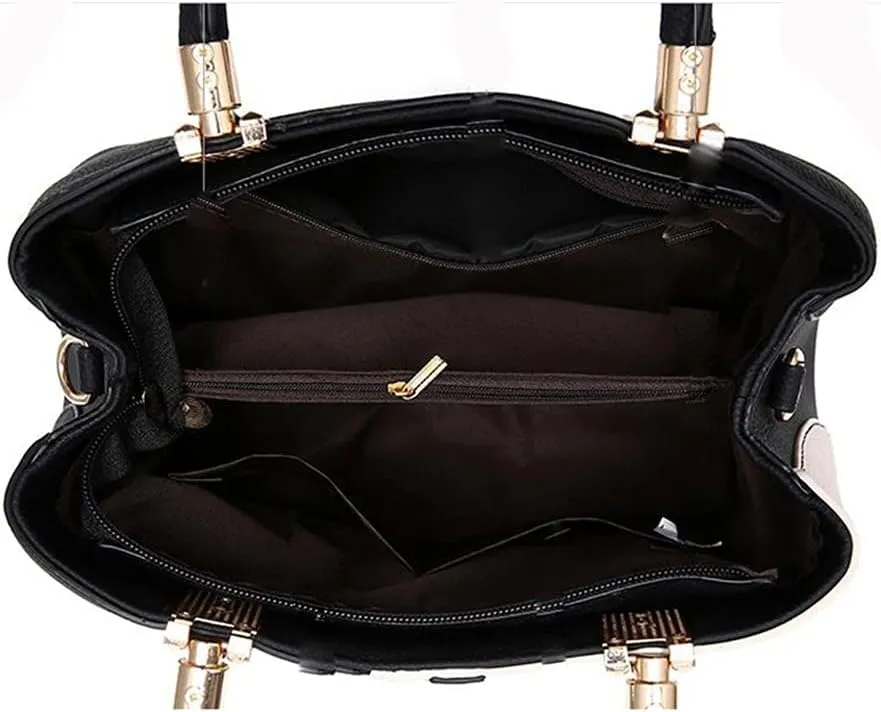 Top-handle Handbags Satchel for Women PU Leather Hobo Purse Elegant Crossbody Shoulder Bag Tote