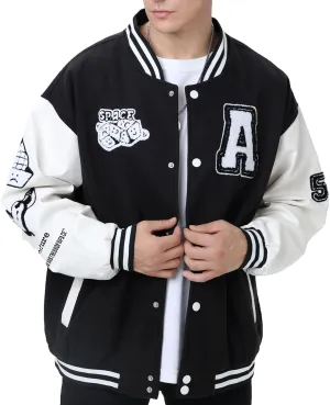 Varsity Jacket Unisex Y2K Embroidered Letterman Bomber Jacket Casual Baseball Jackets