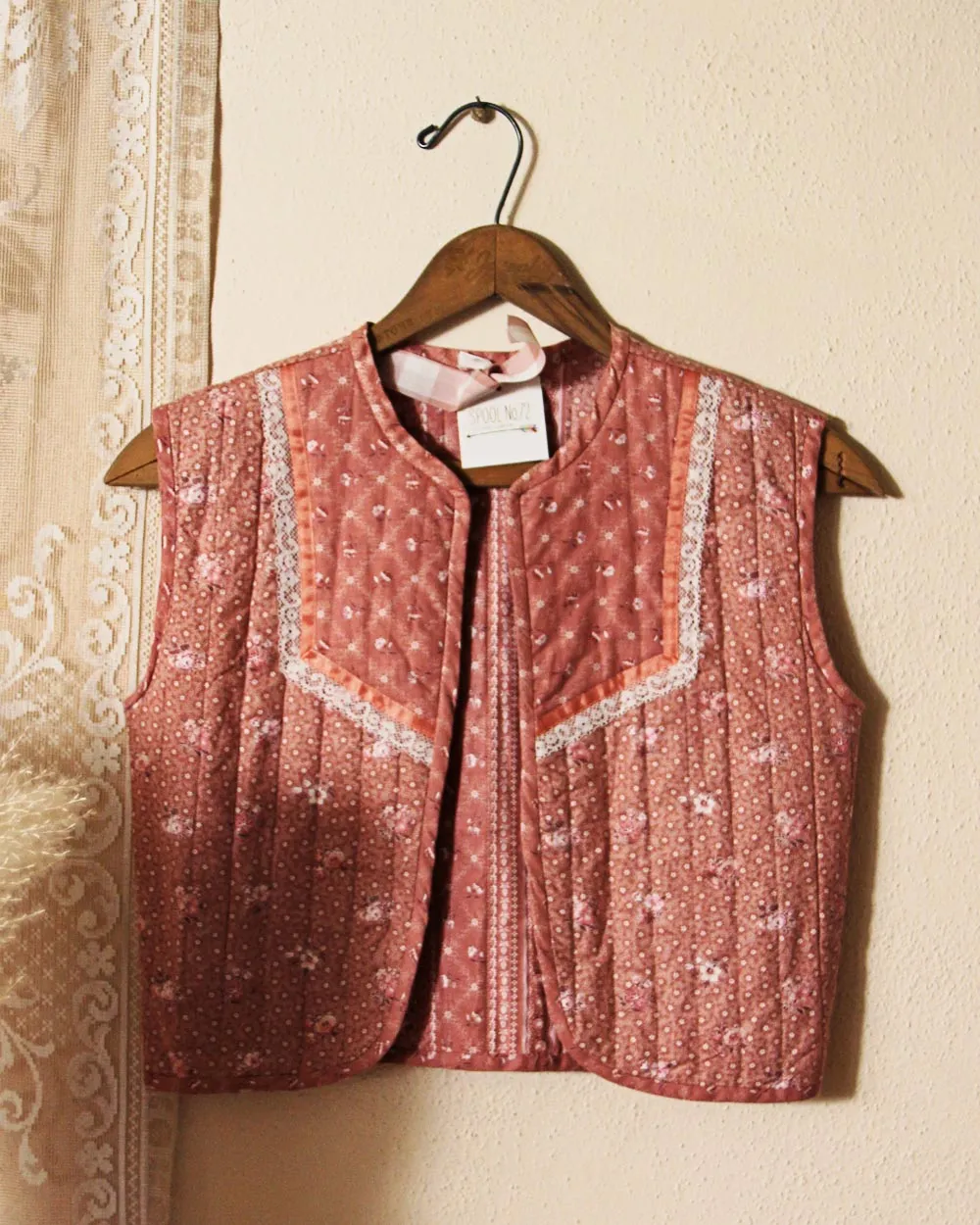 Vintage Quilted Vest & Jacket Set