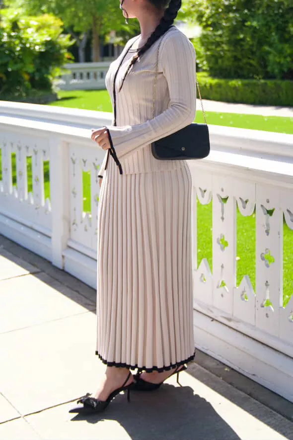 Willow Ribbed Knit Maxi Skirt