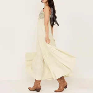 Women Boho Flowy Summer Dresses 2025 Smocked Tiered Beach Maxi Dress Strap Tie Off Shoulder Long Dress Sundresses