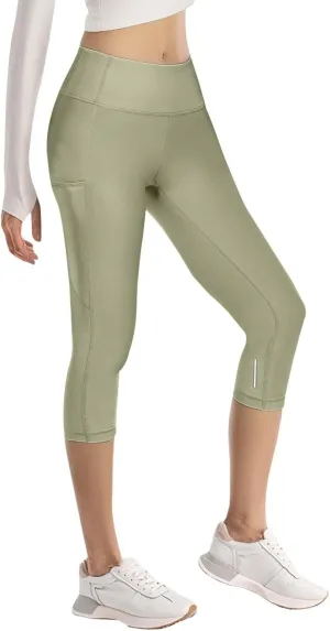 Workout Leggings for Women with Pockets Soft Breathable Yoga Pants High Waist Sweatpants Tights Comfy Trousers