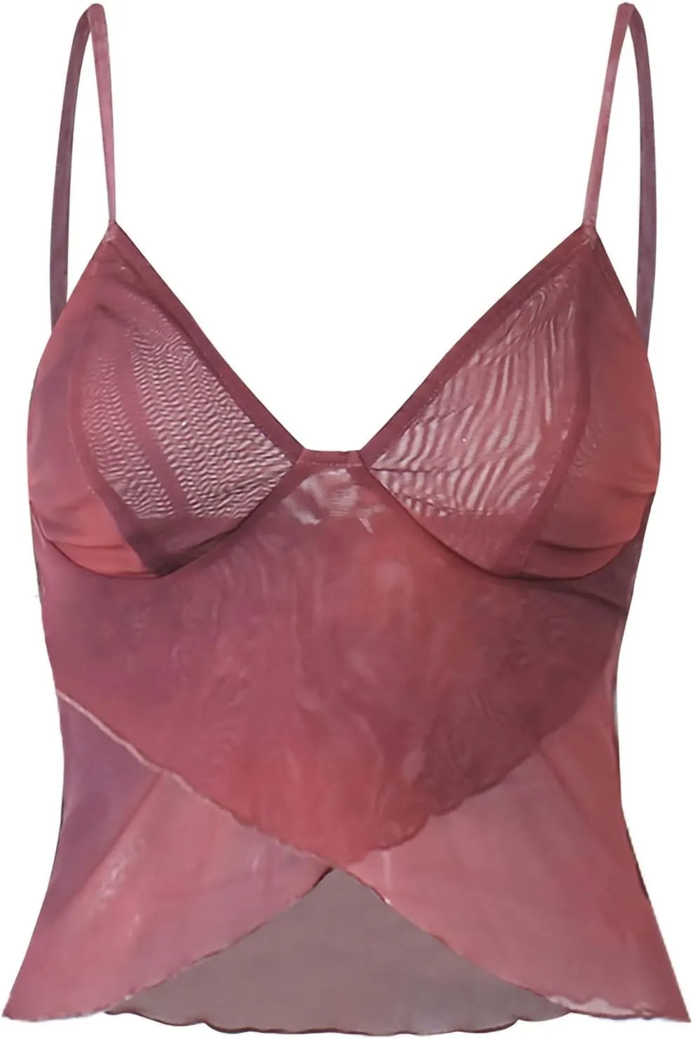 WZTYYDS Women Backless Crop Top Sexy Tie Up Spaghetti Strap Camisole Summer Going Out Tops Cute Mini Lacing Vest