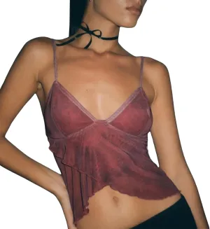WZTYYDS Women Backless Crop Top Sexy Tie Up Spaghetti Strap Camisole Summer Going Out Tops Cute Mini Lacing Vest