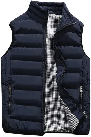 Ymosrh Mens Coats Winter Men Autumn Coat Padded Cotton Vest Warm Hooded Thick Vest Tops Jacket Jackets