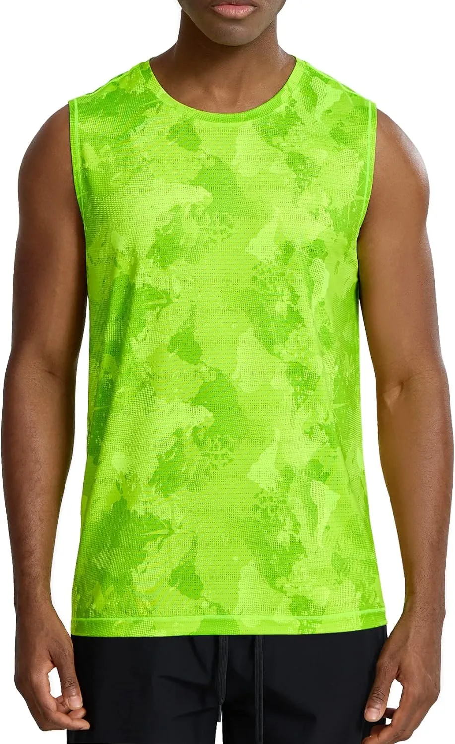 Zengjo Mens Sleeveless Shirts Quick Dry Workout Athletic Running Muscle Tank Top Loose Lightweight