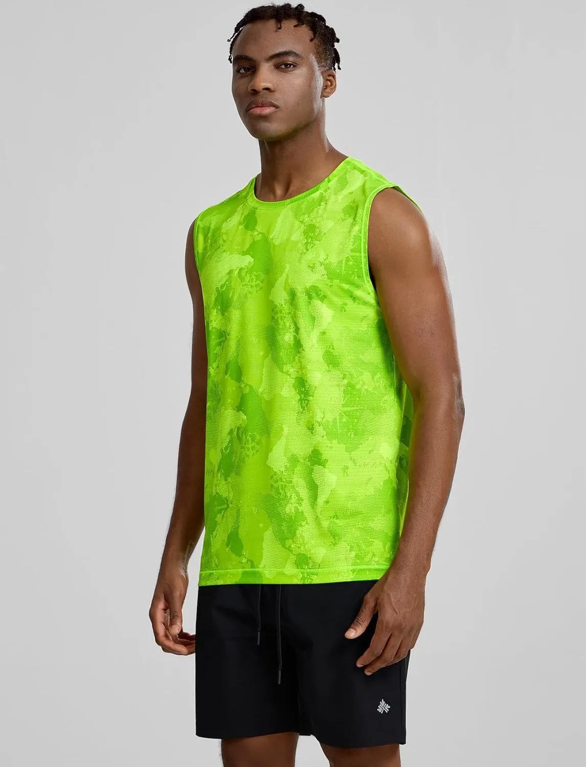 Zengjo Mens Sleeveless Shirts Quick Dry Workout Athletic Running Muscle Tank Top Loose Lightweight